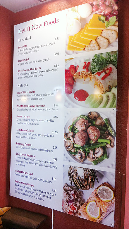 Get It Now Foods Café portfolio artwork