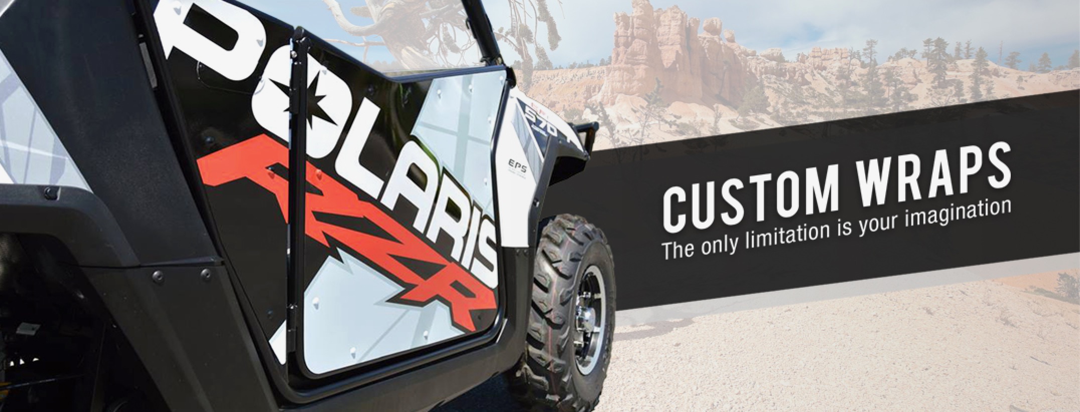 Polaris RZR Custom Vehicle Wrap portfolio artwork